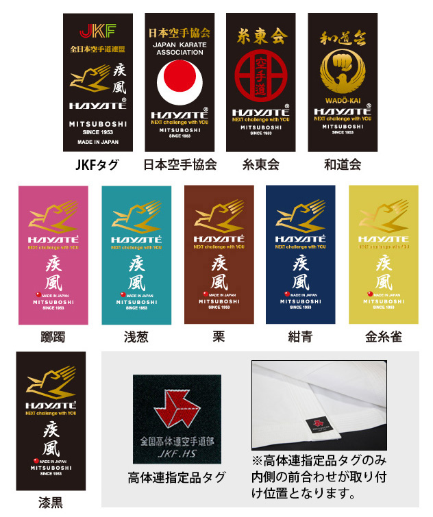 HAYATEタグWKFあり