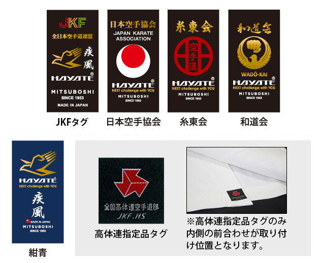 HAYATEタグWKFあり