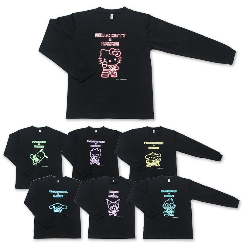 SANRIO CHARACTERS×HAYATE ブラックエディション長袖Tシャツ | HAYATE
